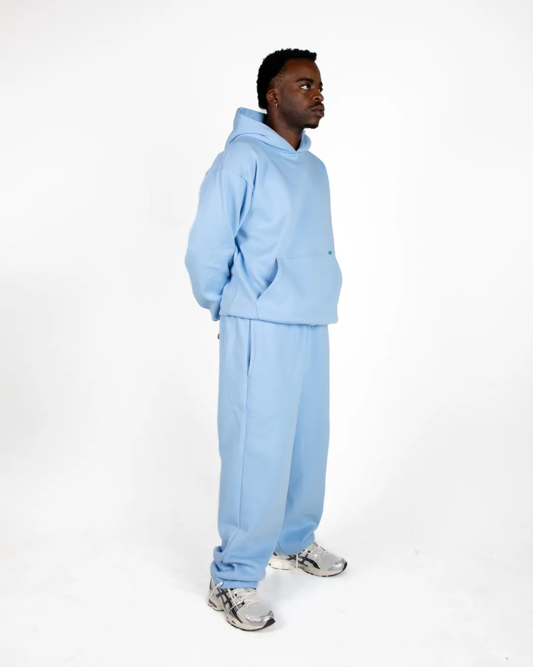 355 Adjustable Track Pants - Sky Blue