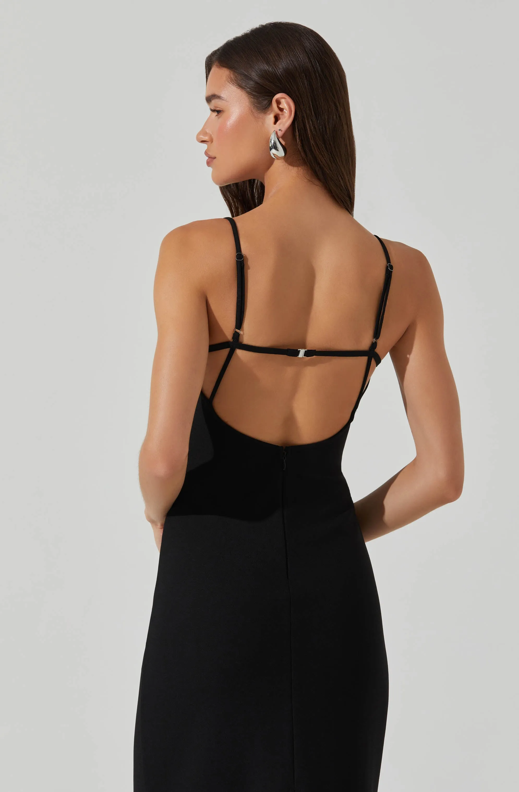 Adana Bow Detail Bustier Dress