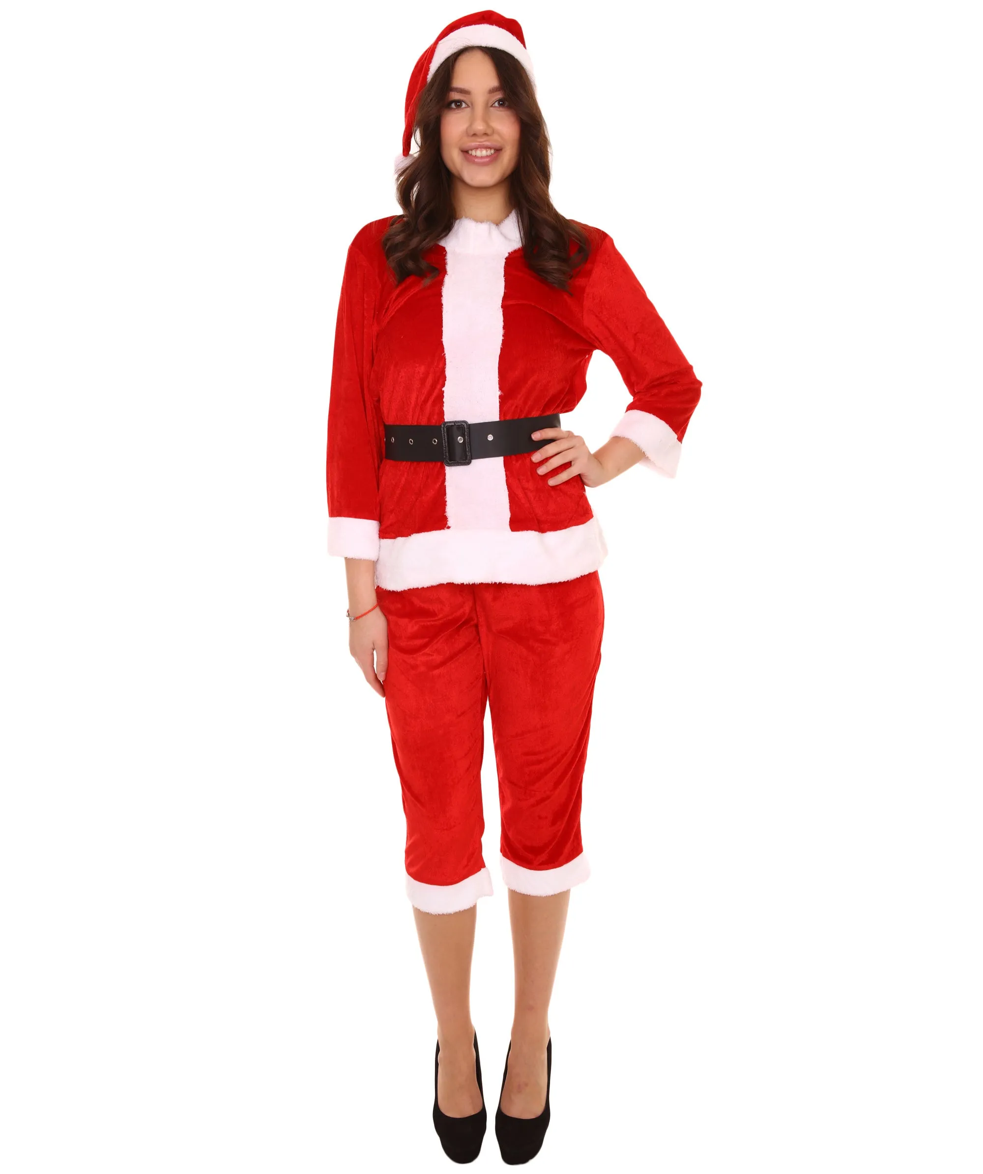 Adult Women's Sweet Santa Xmas Costume | Red Cosplay