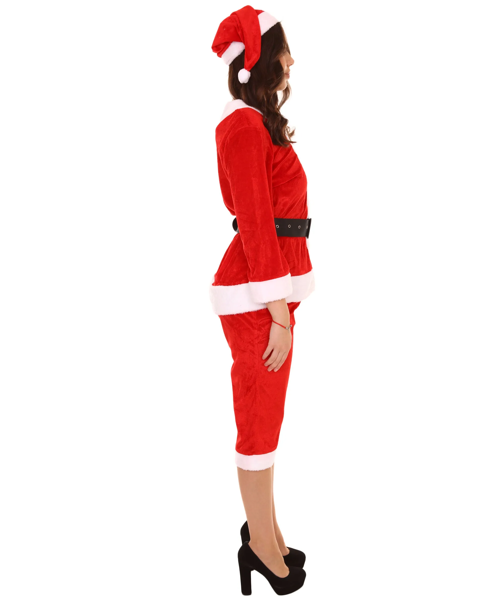 Adult Women's Sweet Santa Xmas Costume | Red Cosplay