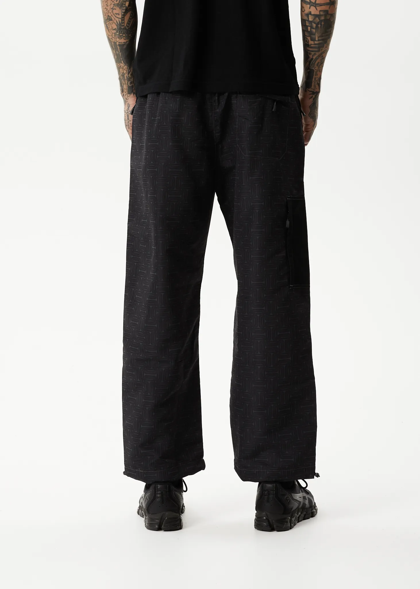 AFENDS Mens Escape - Spray Pants - Charcoal