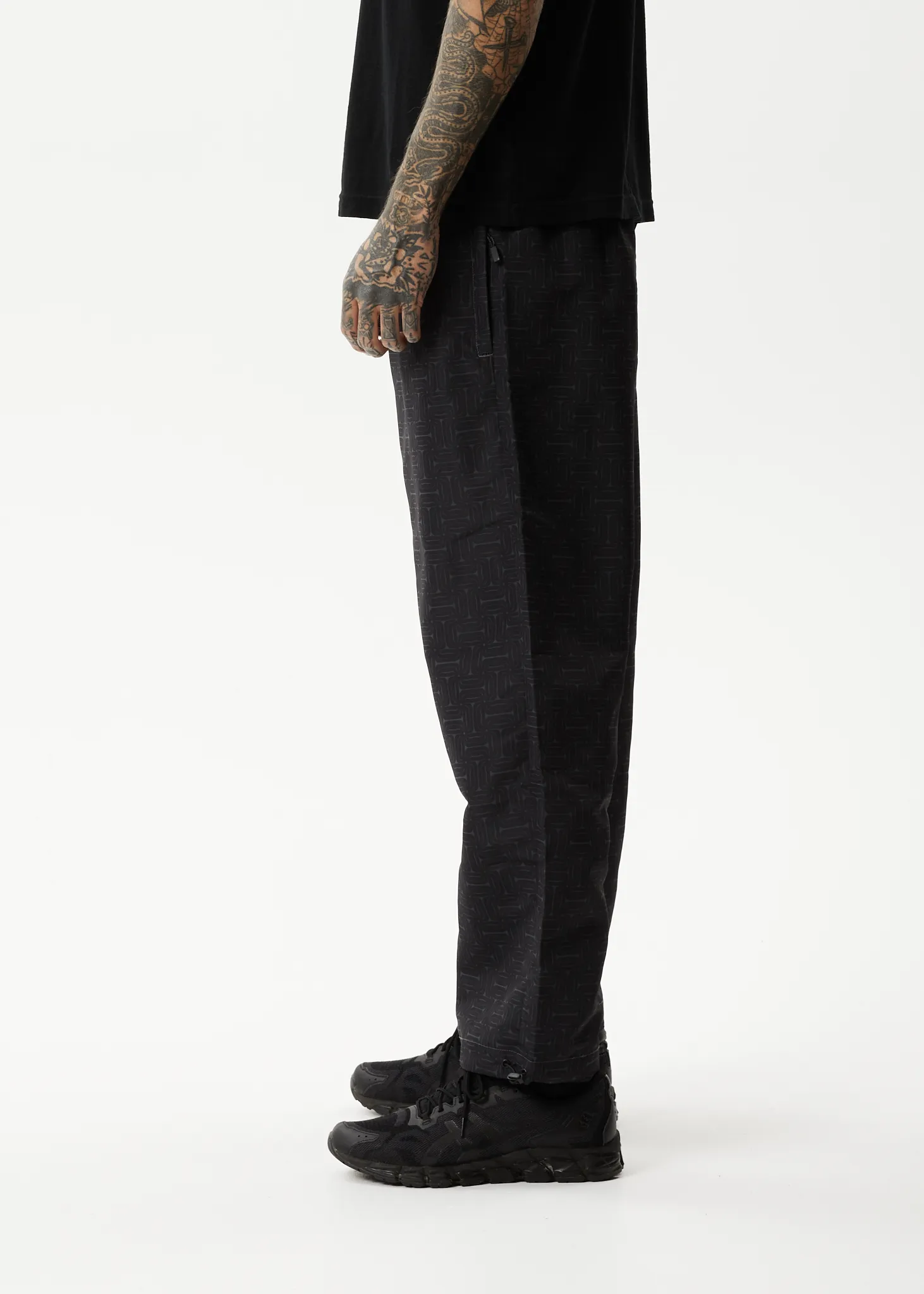 AFENDS Mens Escape - Spray Pants - Charcoal