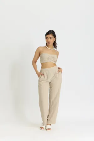 Alaya Cairo Vanilla Flared Pants