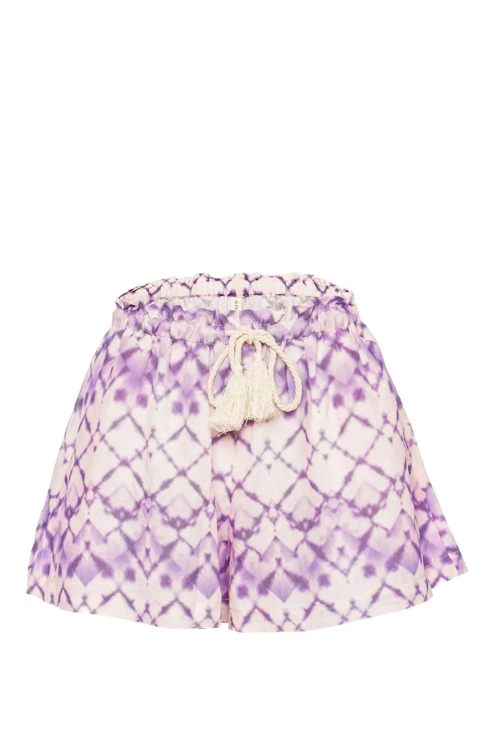 Alice Lilac Tie Dye Drawstring Shorts