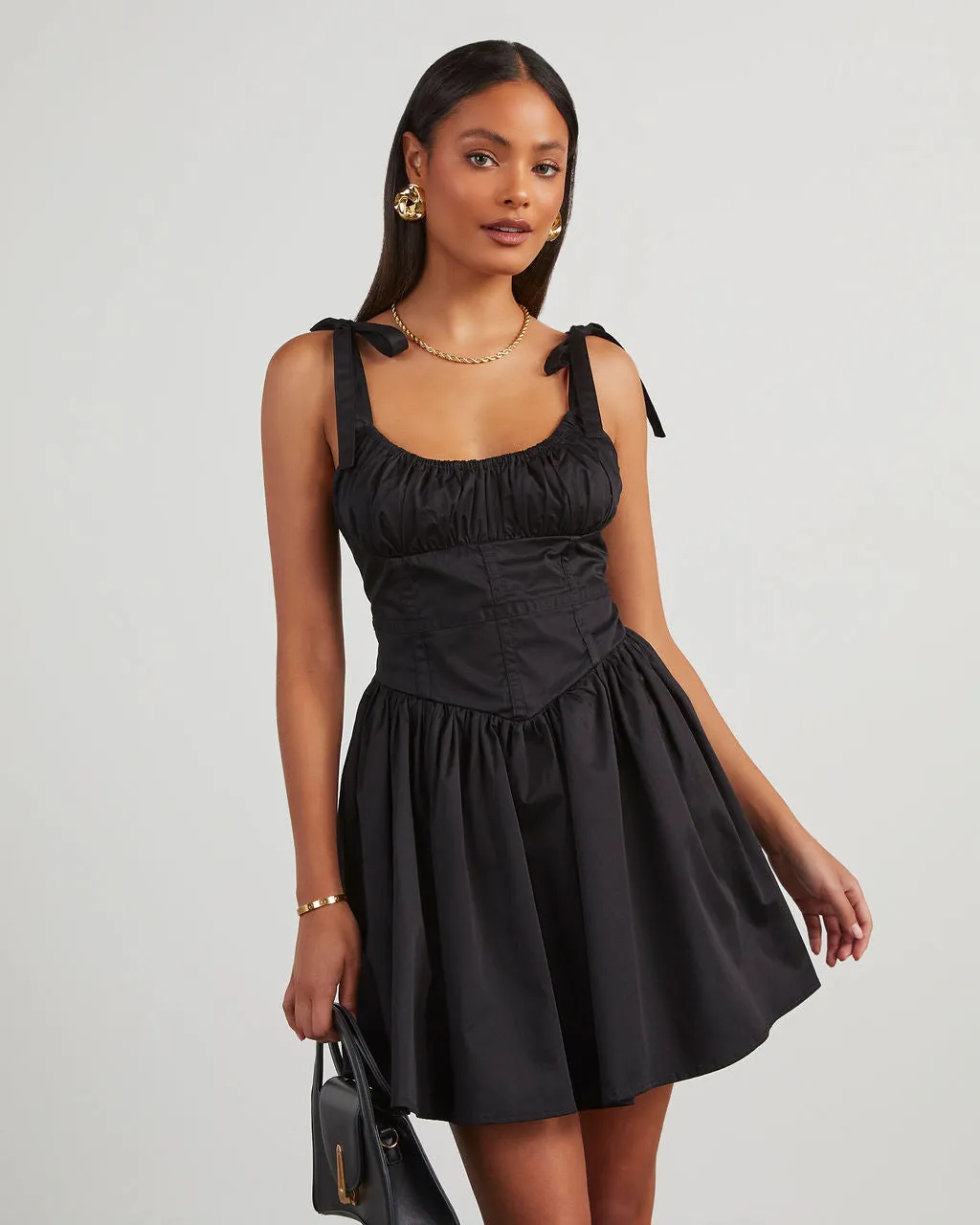 Arya Corset Flare Mini Dress