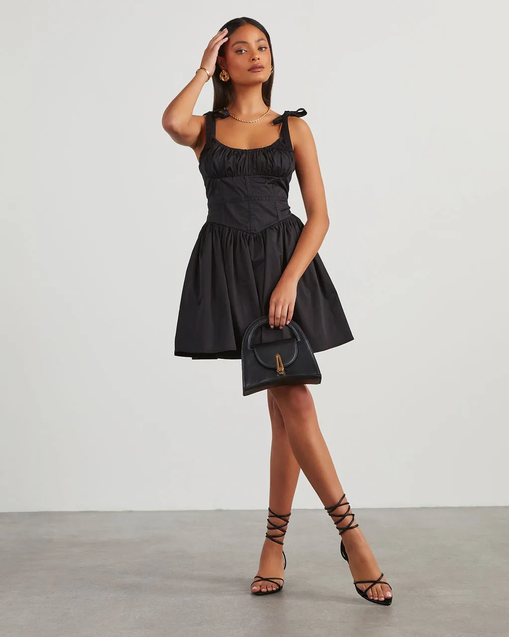 Arya Corset Flare Mini Dress