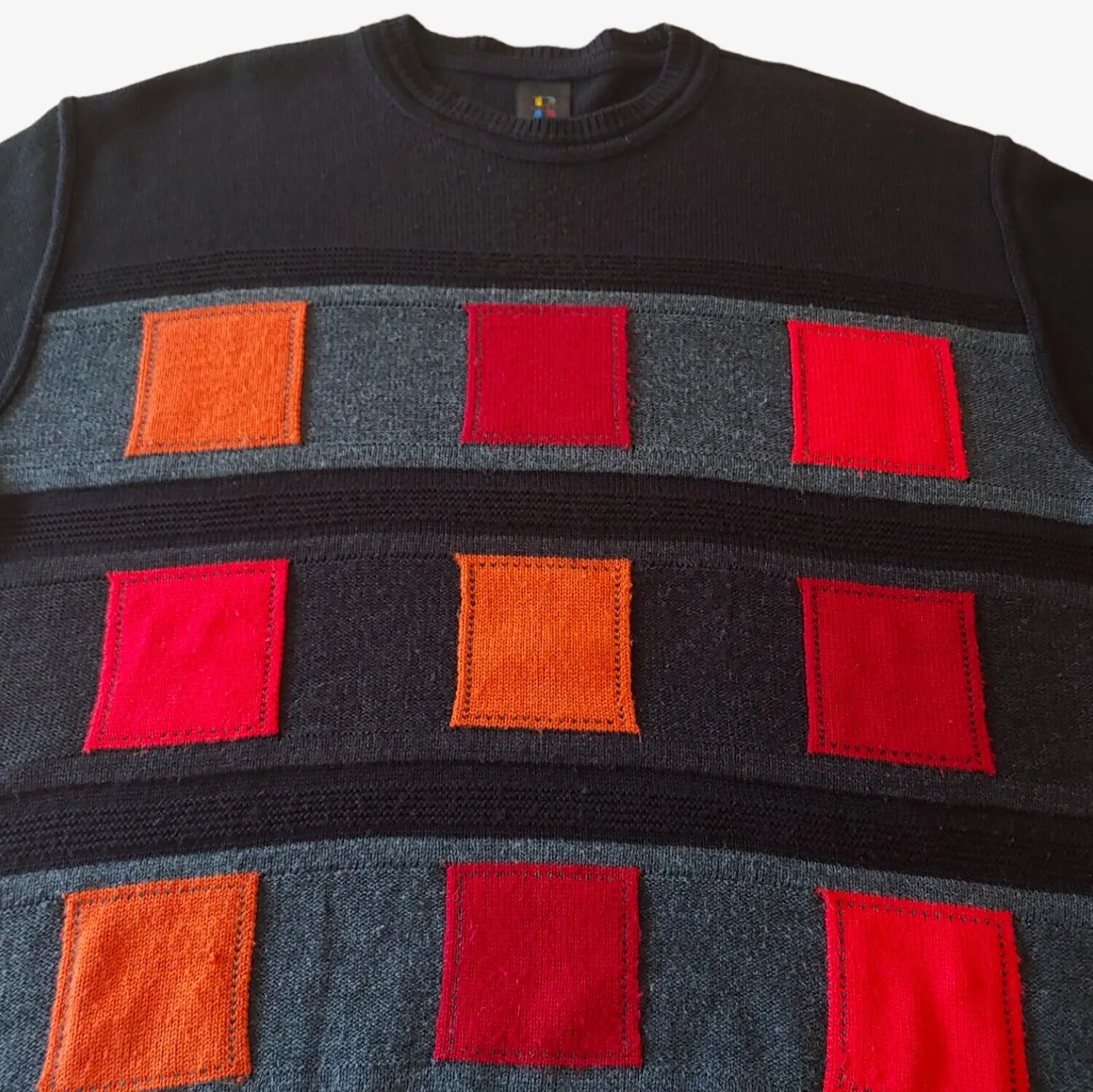 Baffo Colour Block Jumper