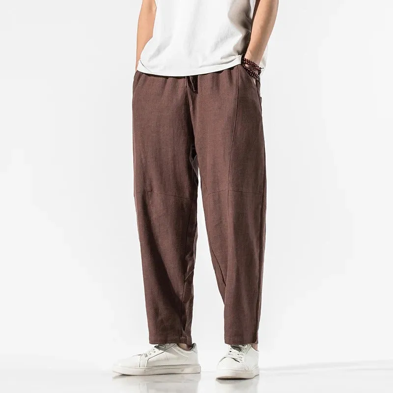 Baggy Linen Harem Pants