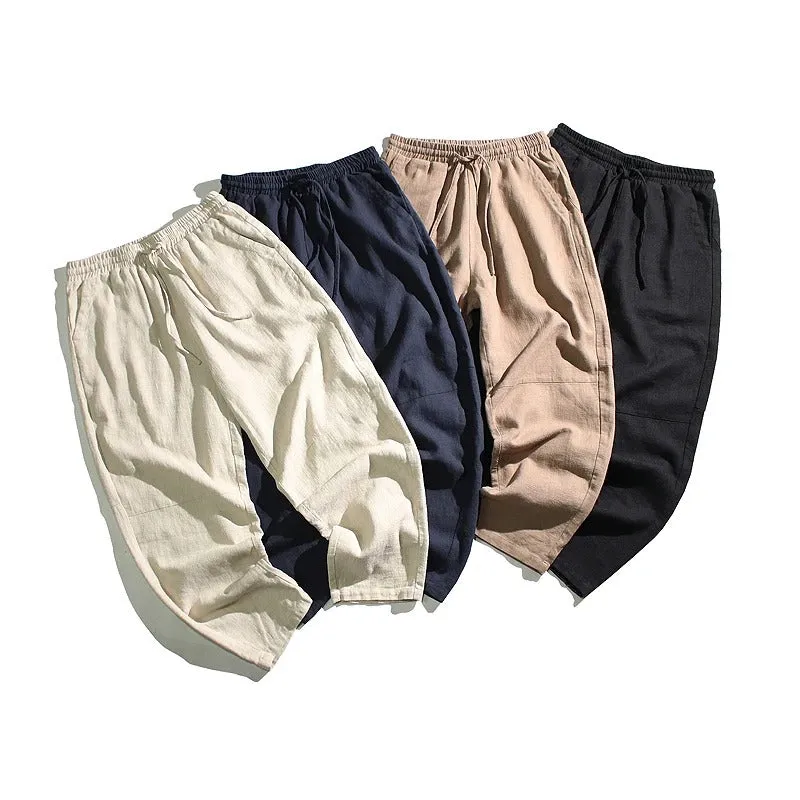 Baggy Linen Harem Pants