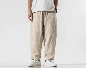 Baggy Linen Harem Pants