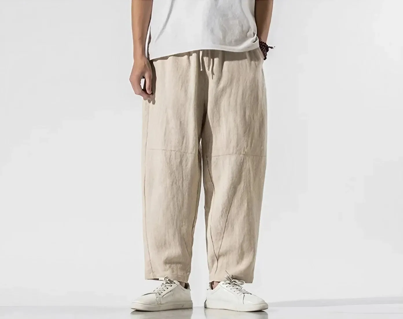 Baggy Linen Harem Pants