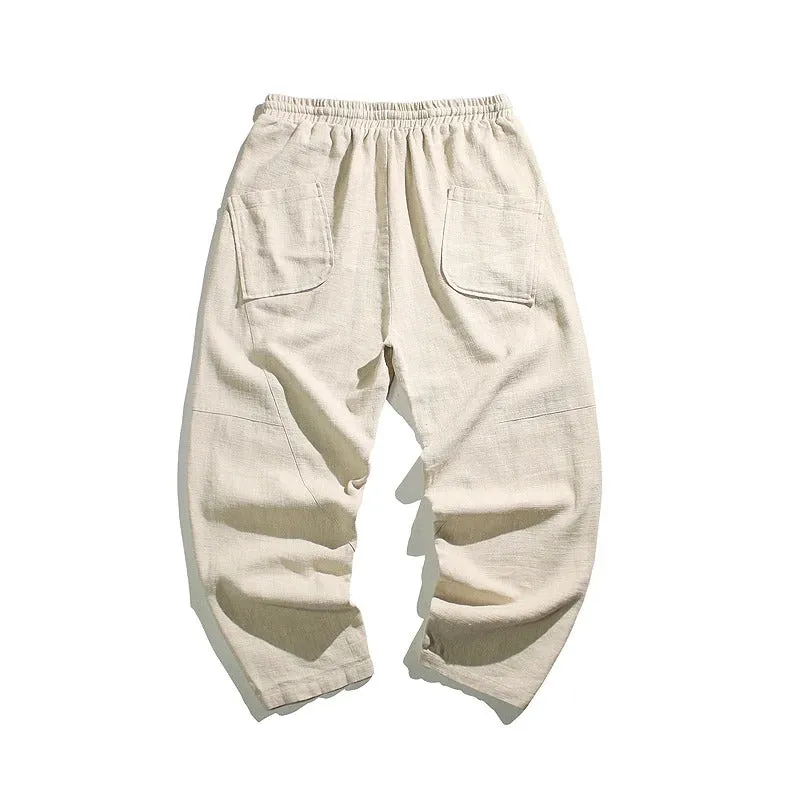 Baggy Linen Harem Pants