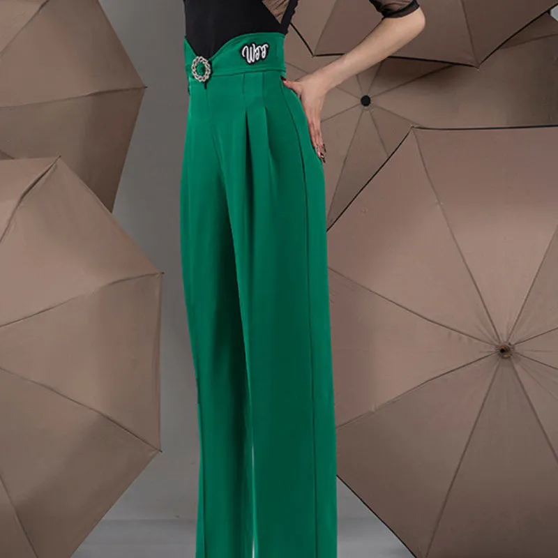 Ballroom/ Latin High Waist Pants