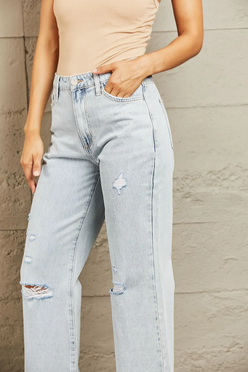 BAYEAS High Waist Flare Jeans