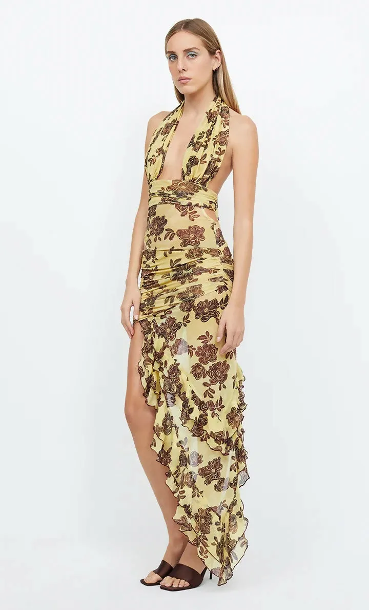 Bec & Bridge Malibu Halter Dress - Floral