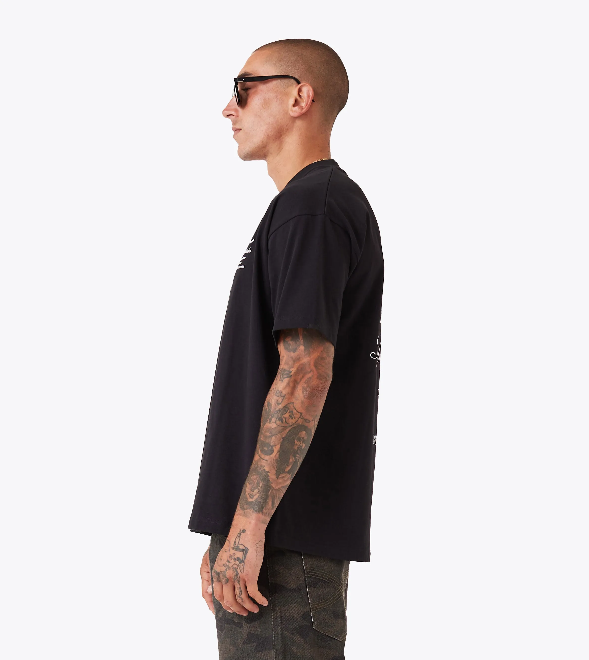 Beyond Borders Box Tee Black