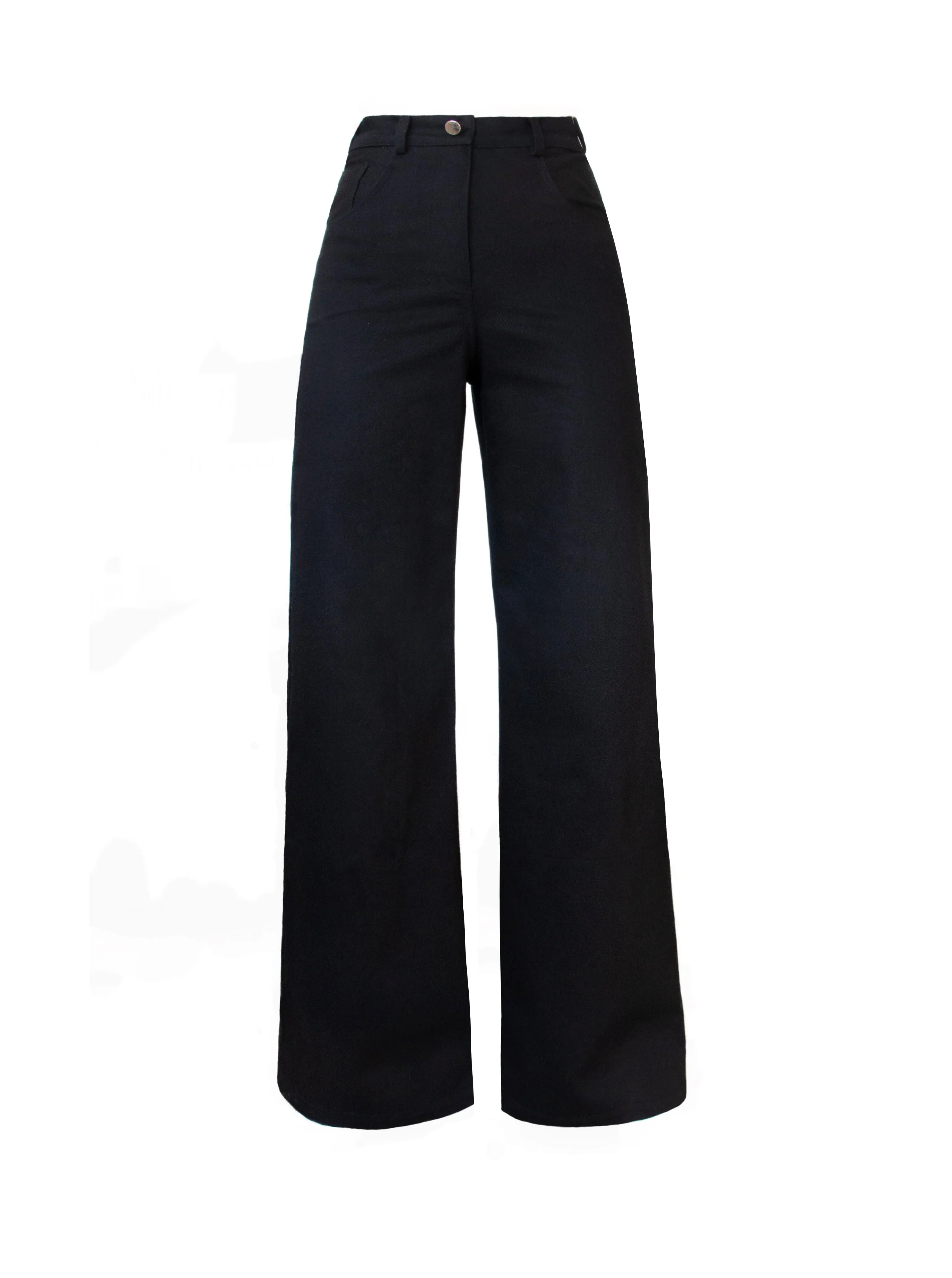 Black Cutout Pants