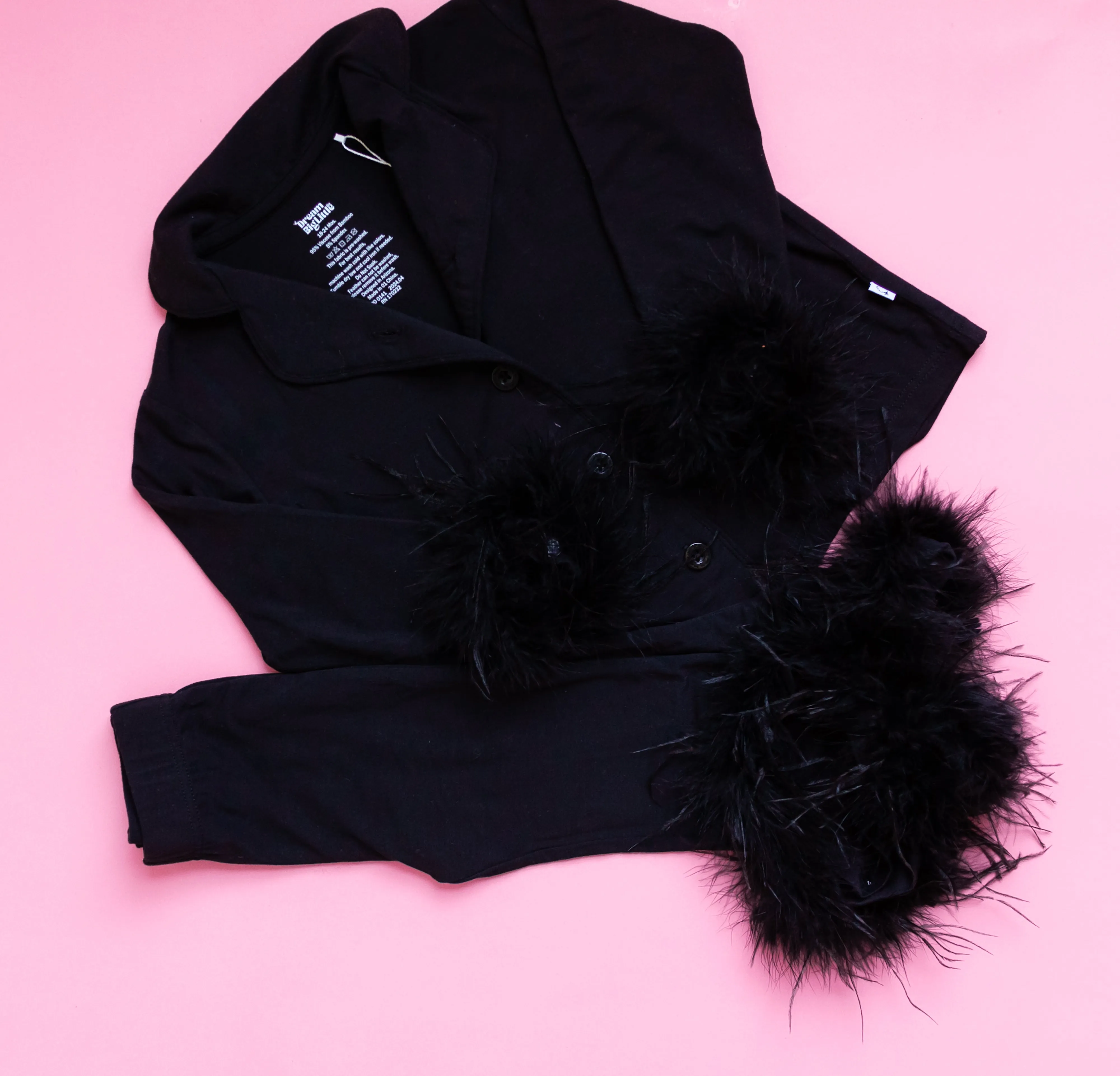 Black Girl’s Flare Feathered Dream Set