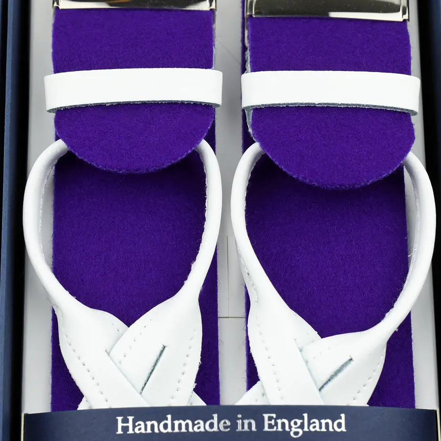 Boxcloth Braces - Purple