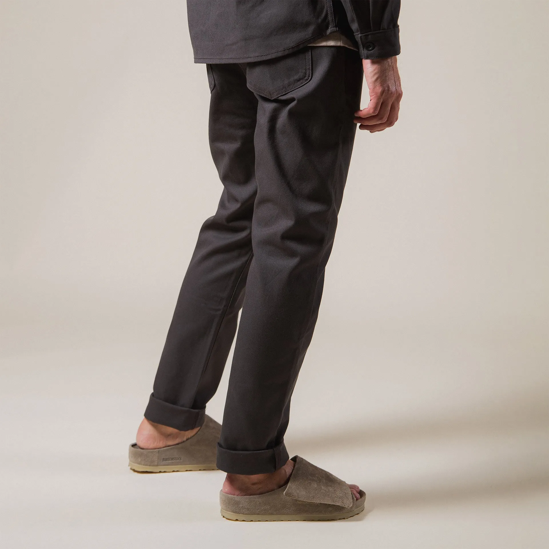 BP-06 SCOUT PANTS 9 oz. slate selvedge duck canvas