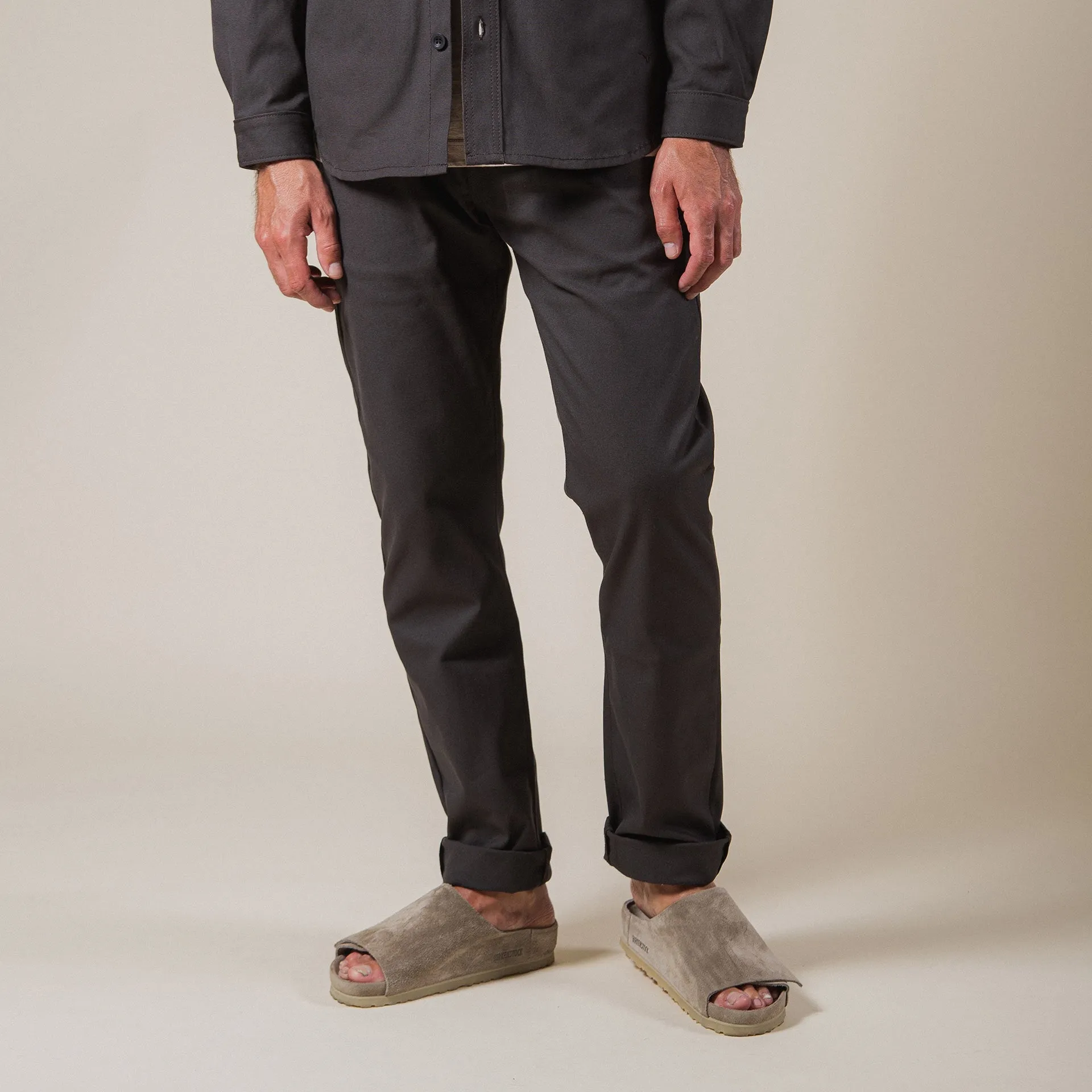 BP-06 SCOUT PANTS 9 oz. slate selvedge duck canvas