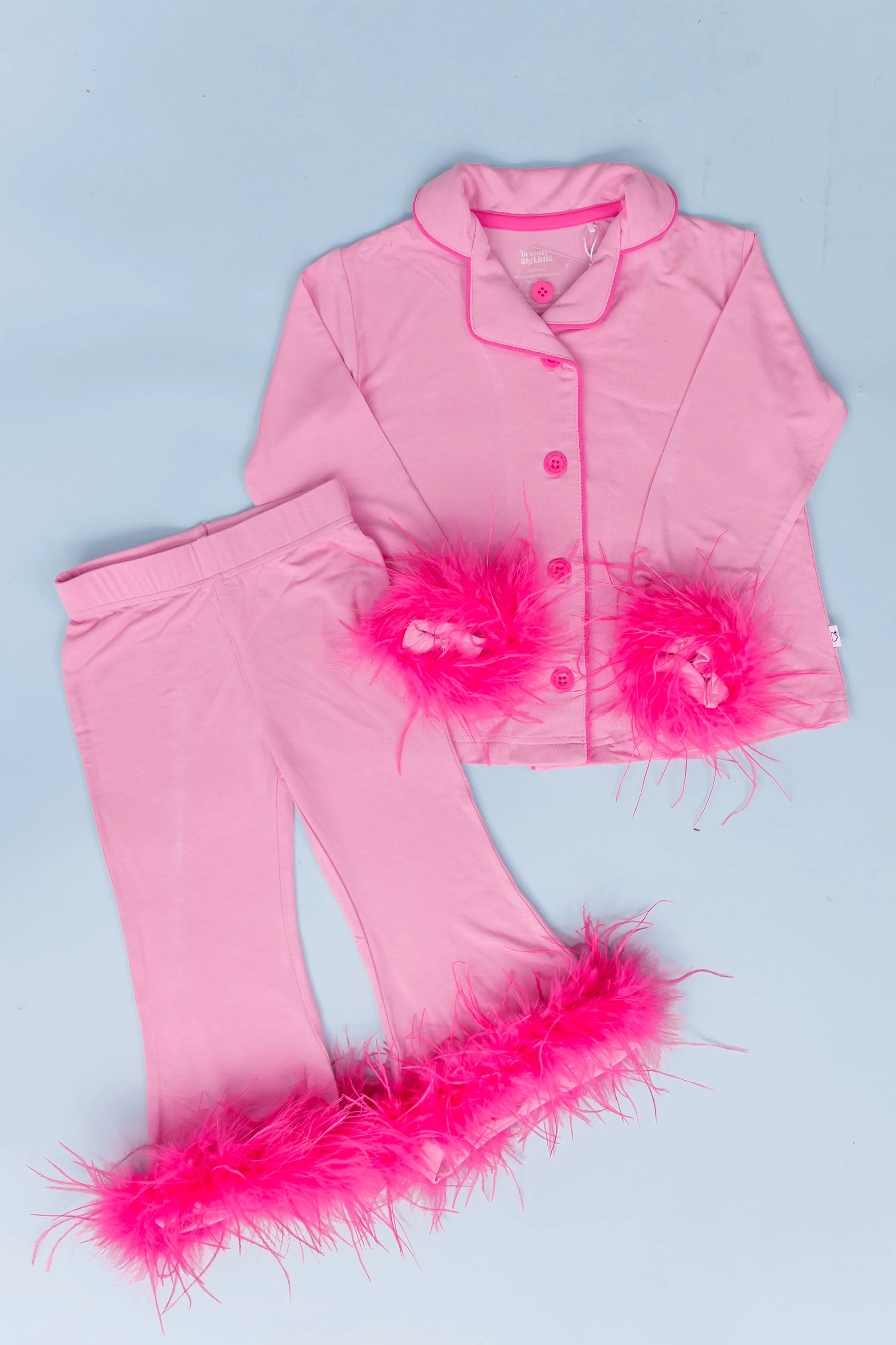 Bubblegum Girl’s Flare Feathered Dream Set