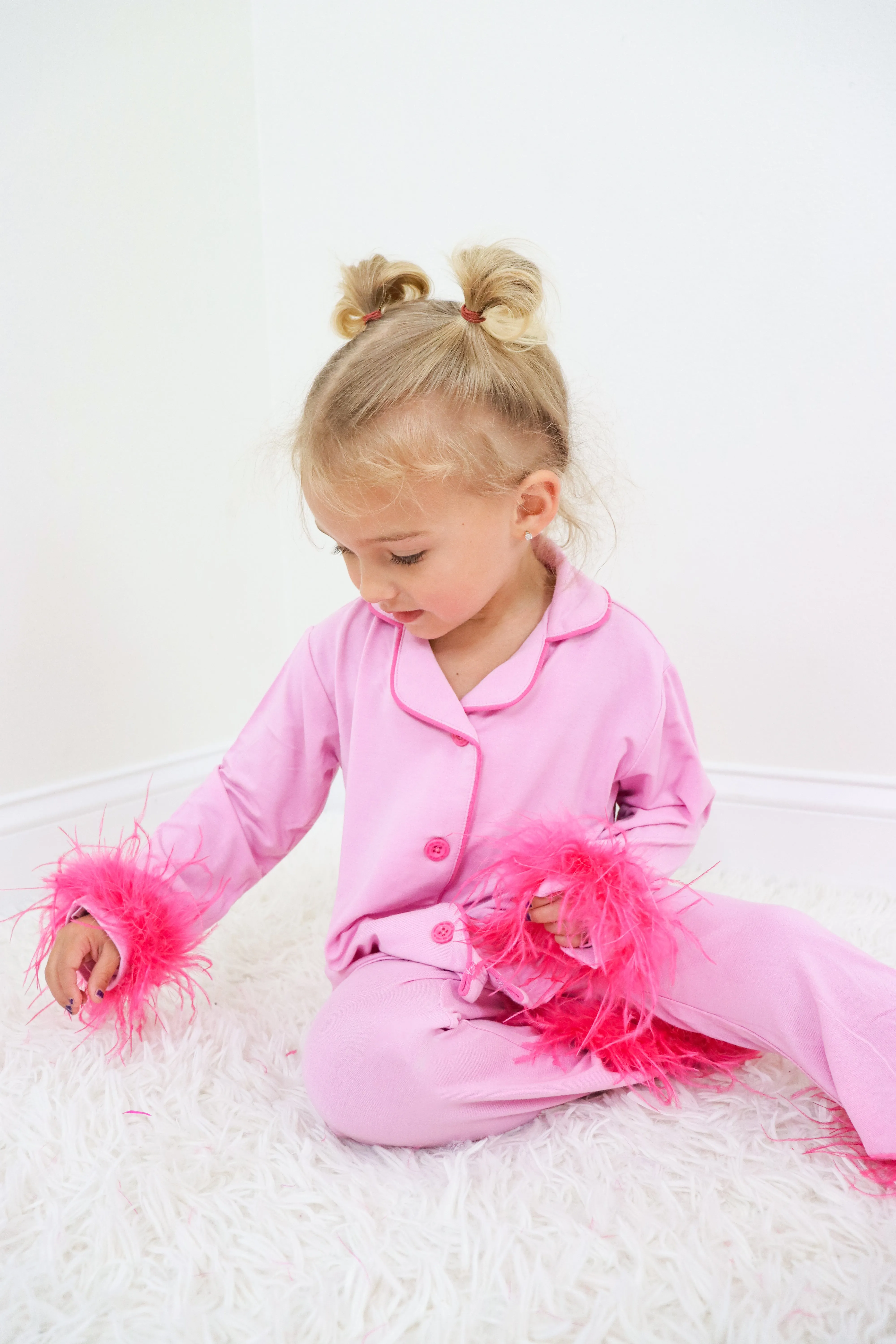 Bubblegum Girl’s Flare Feathered Dream Set