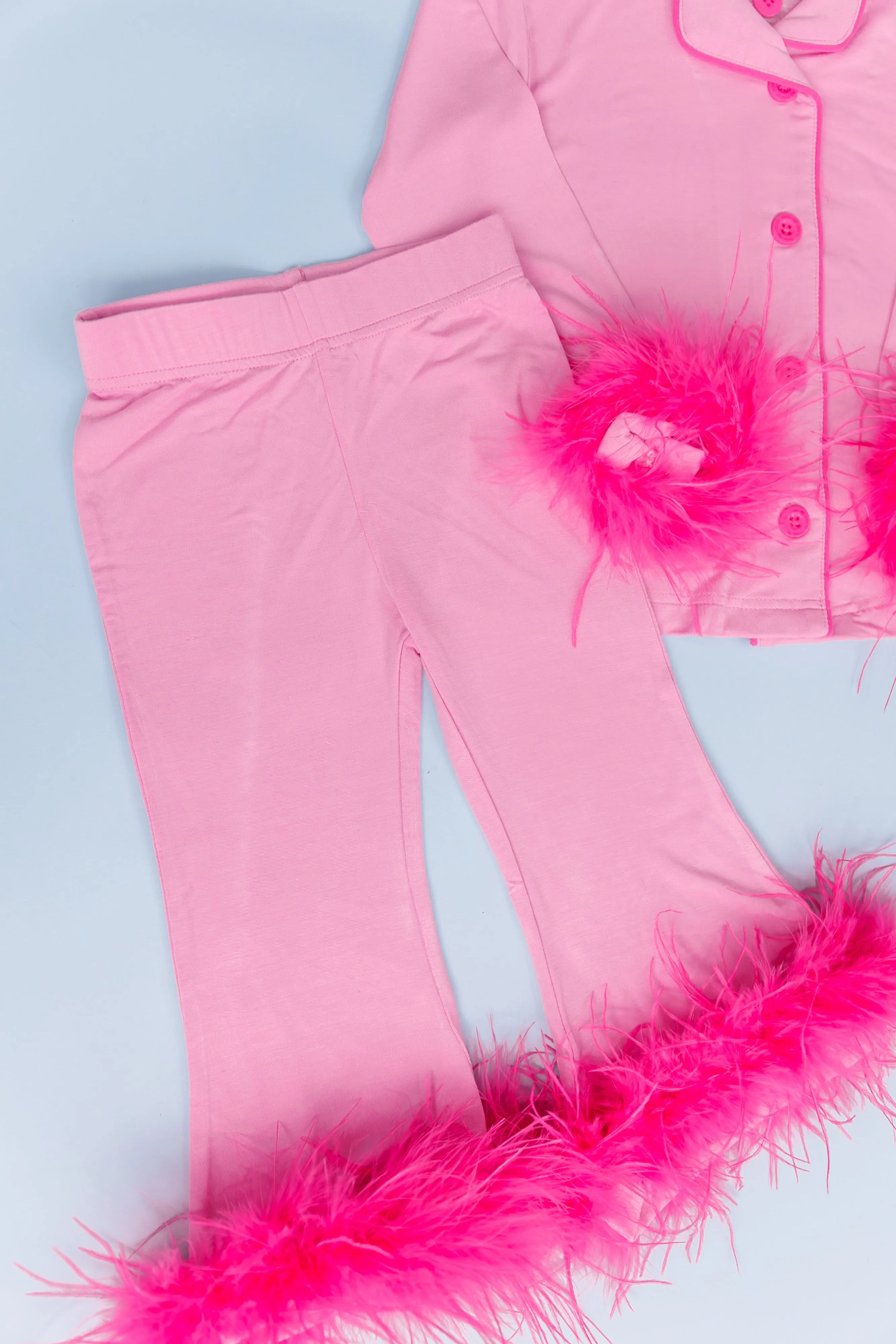 Bubblegum Girl’s Flare Feathered Dream Set