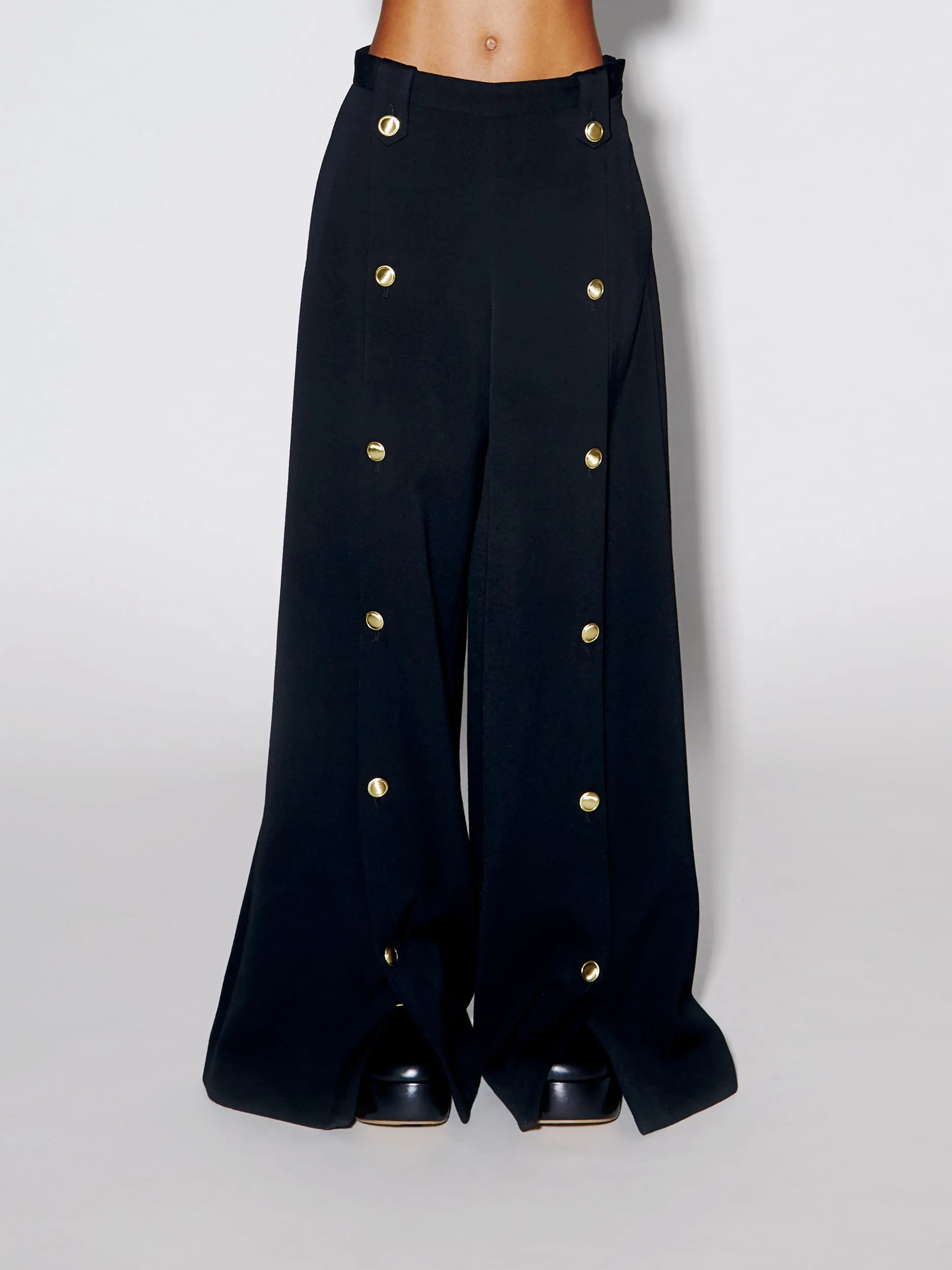 Button Front Pant