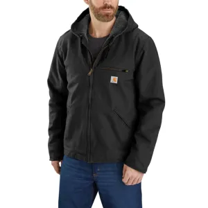 Carhartt 104392 Relaxed Fit Washed Duck Sherpa Lined Jacket