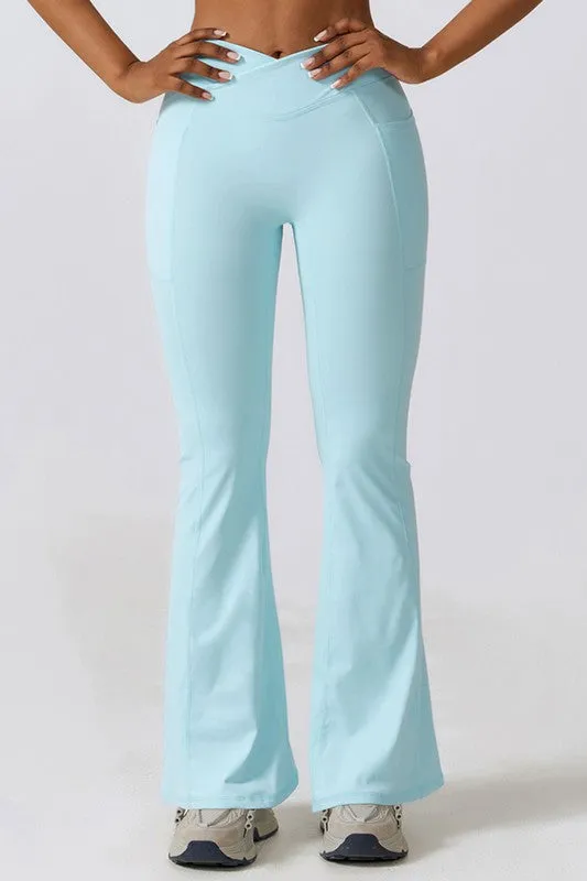 Casual Buttock Lift Yoga Flared Pants