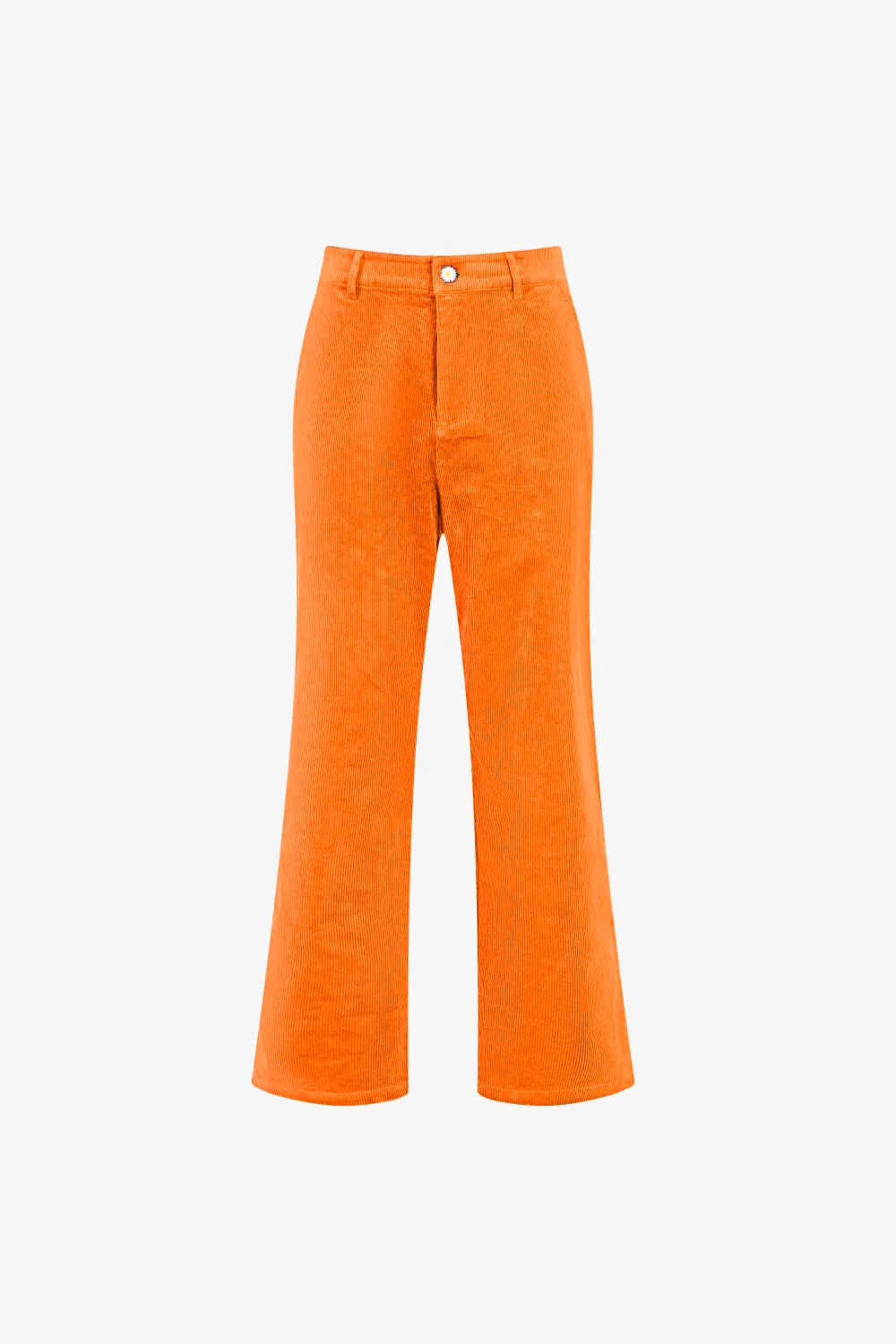 Conch Shell Corduroy Flared Trousers