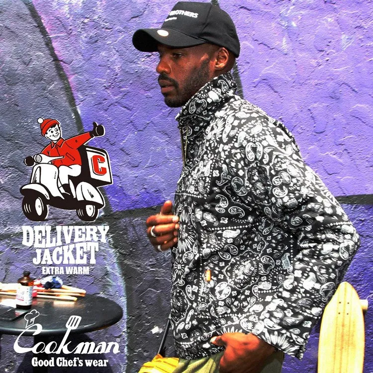 Cookman Delivery Jacket EX Warm - Paisley Black