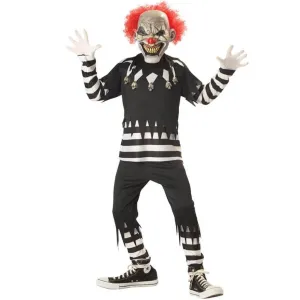 Creepy Clown Boy Costume