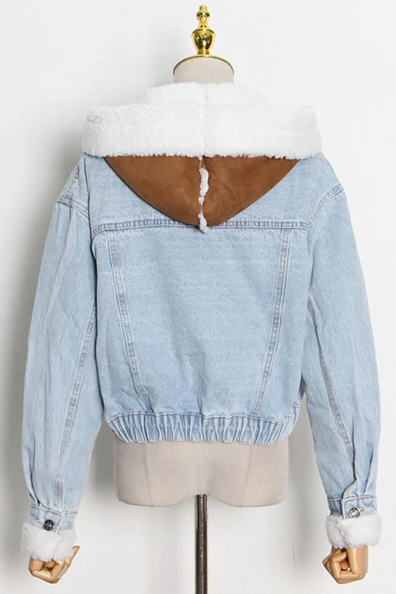 DJ0320 Sherpa Denim Jacket