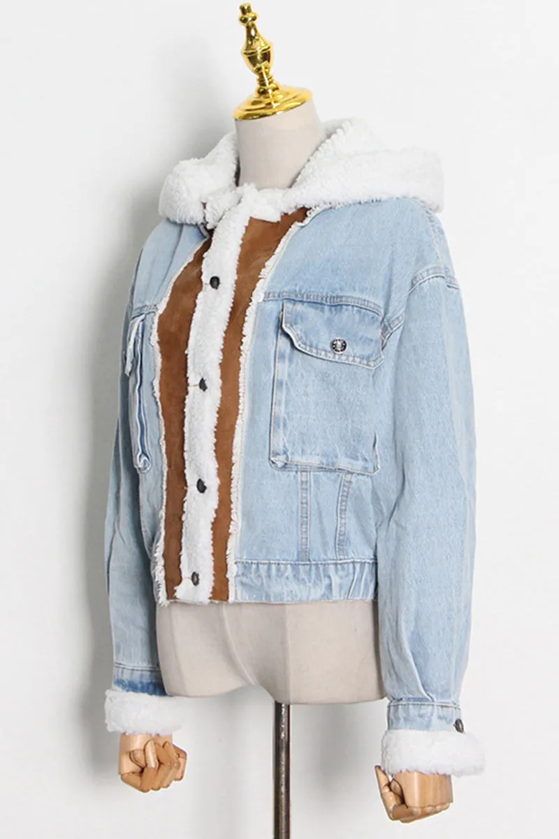 DJ0320 Sherpa Denim Jacket