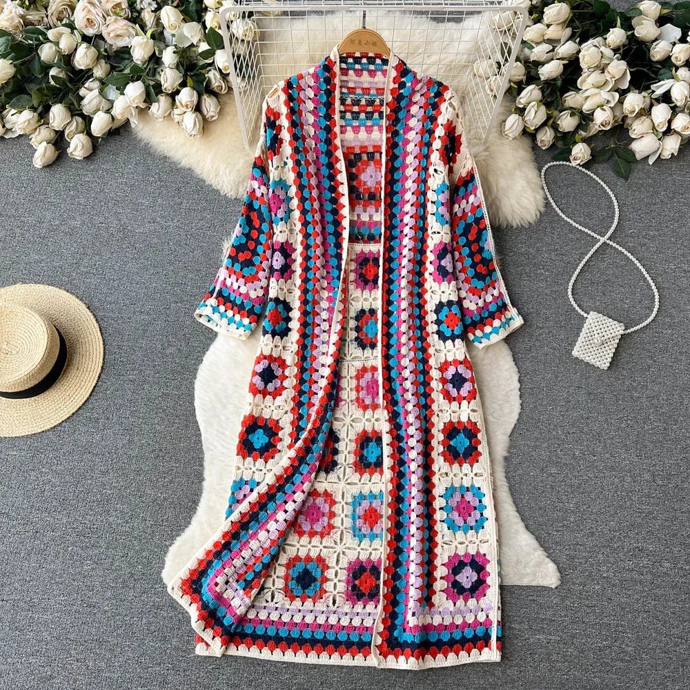 Doortje - Colorful Knitted Cardigan