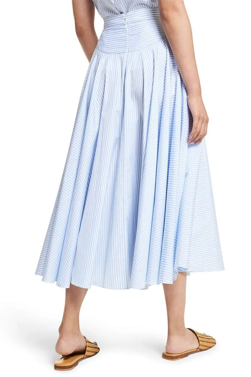 Draped Midi Skirt