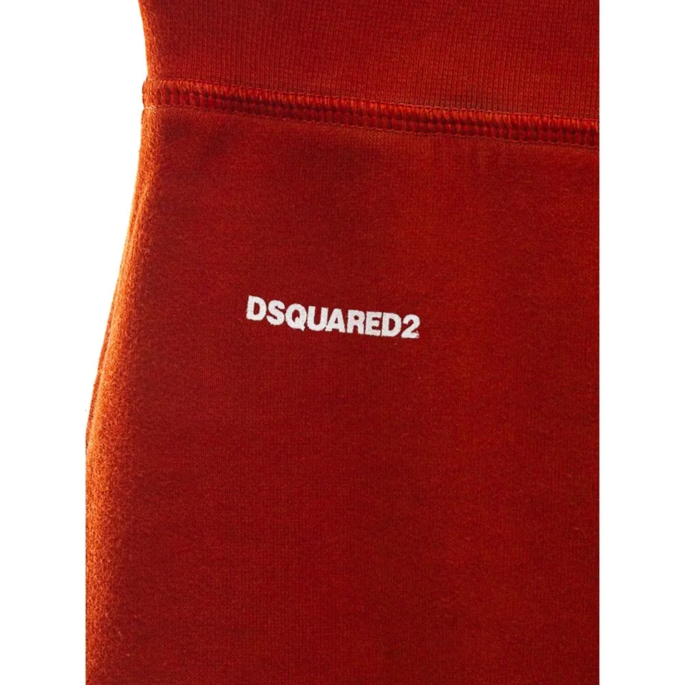 Dsquared² Red Cotton Jeans & Pant