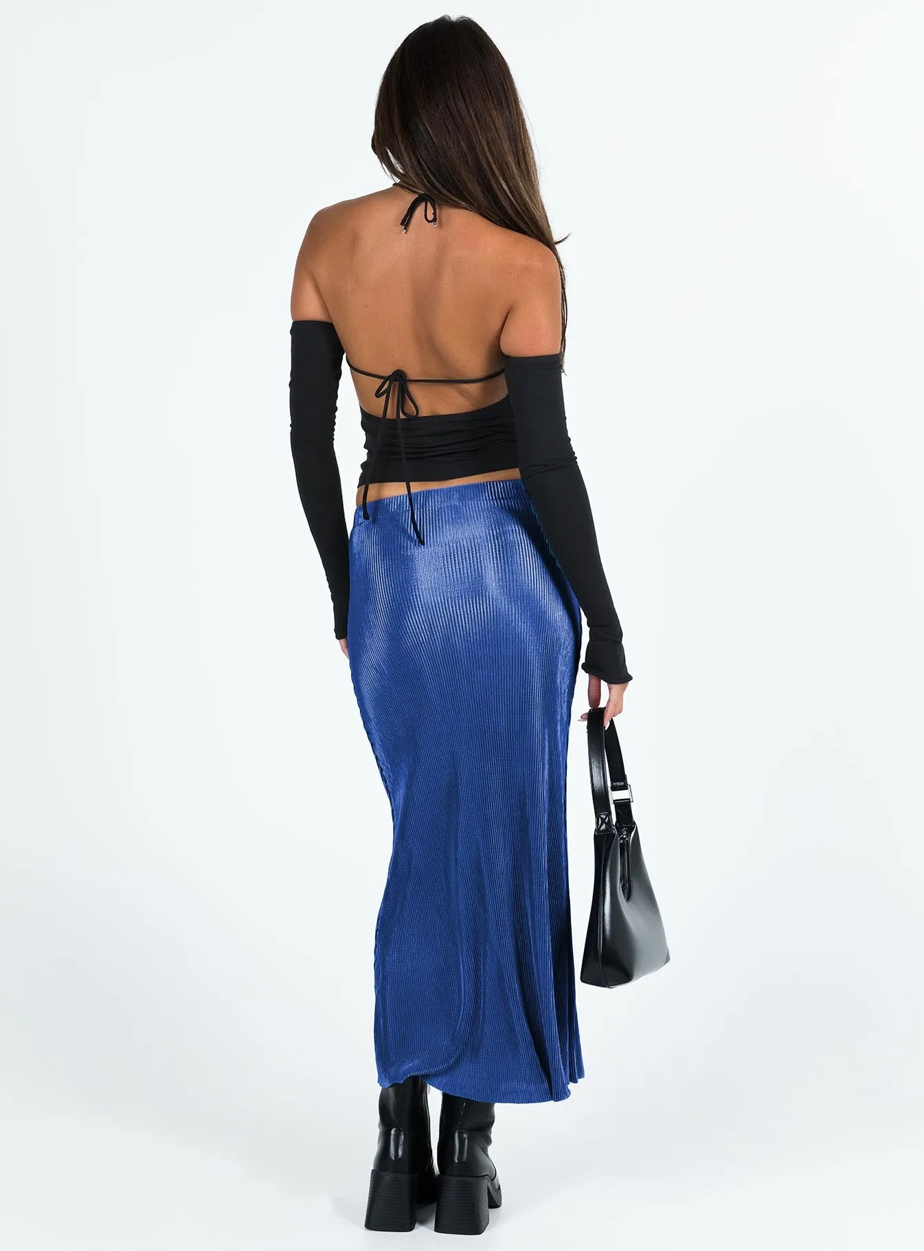 Duke Midi Skirt Blue