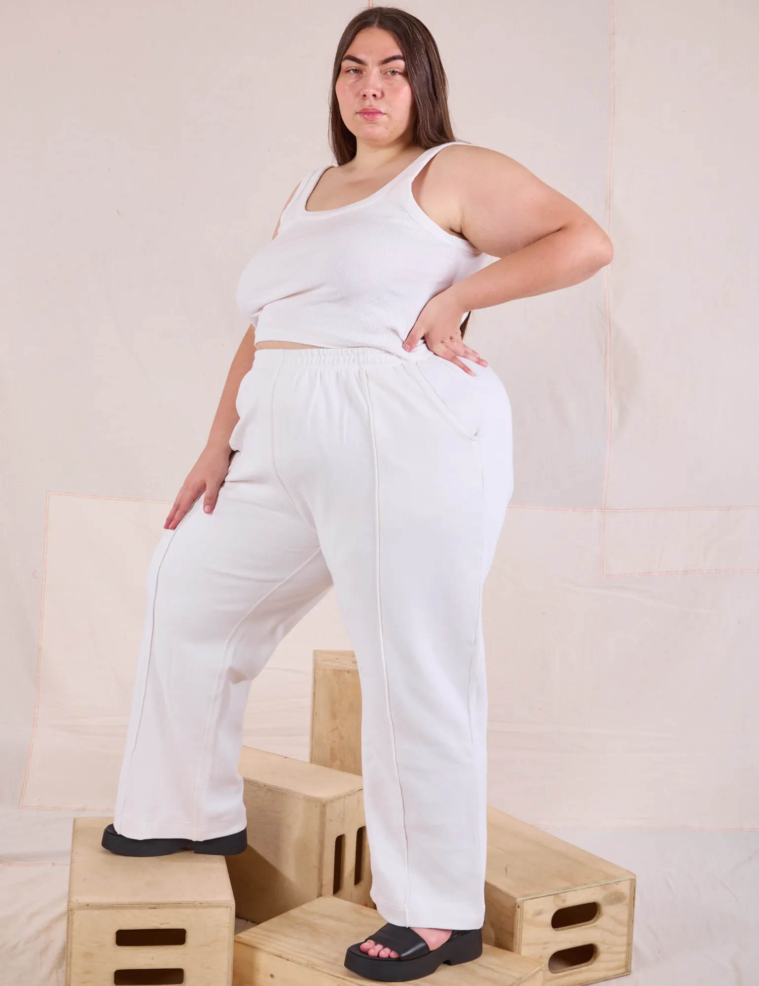 Easy Western Pants - Vintage Tee Off-White