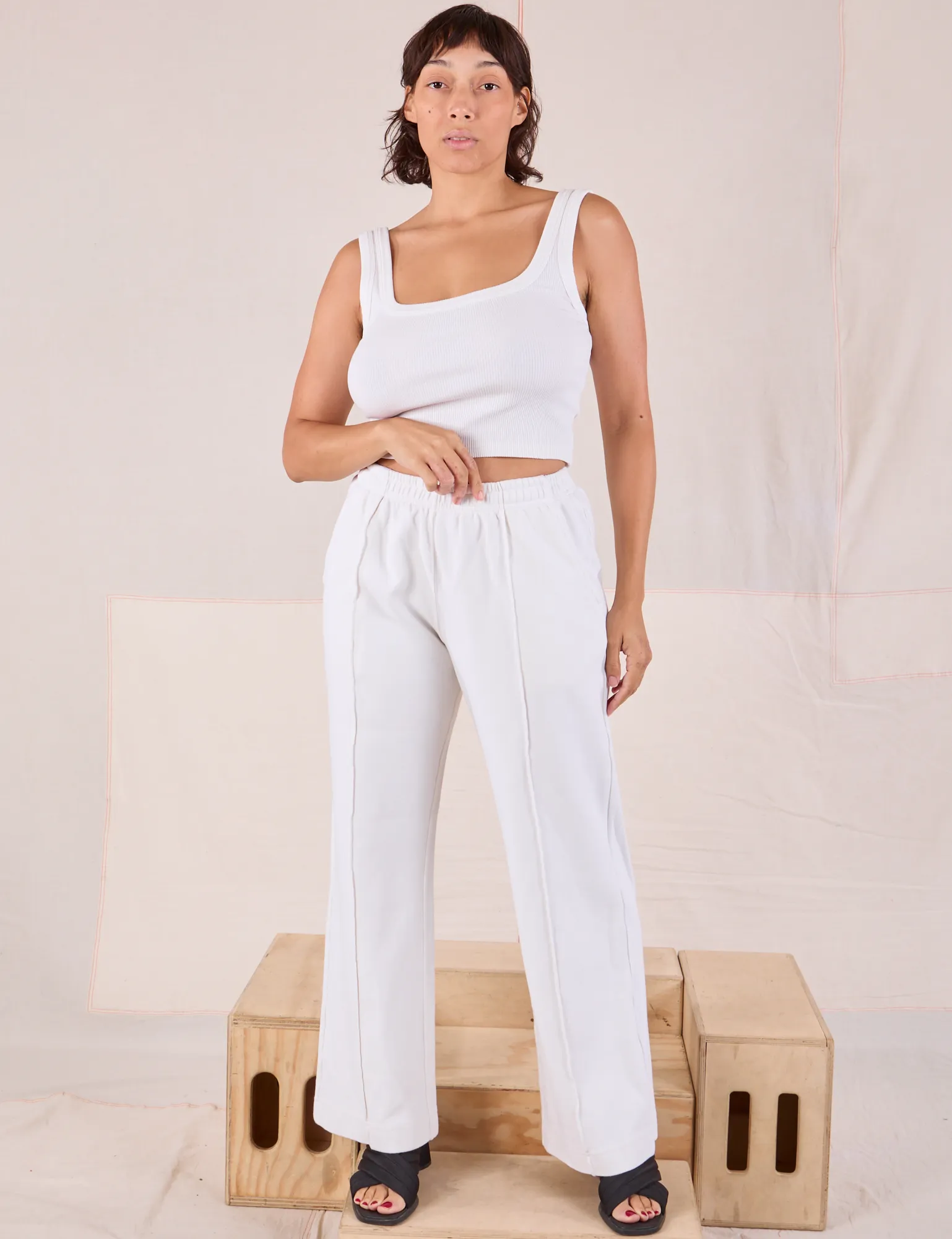 Easy Western Pants - Vintage Tee Off-White