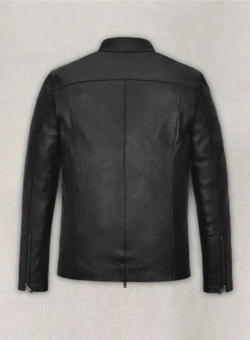 ELEGANT MATT DAMON LEATHER JACKET