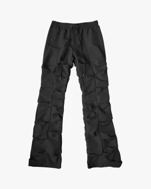 EPTM TEKNO FLARE PANTS-BLACK