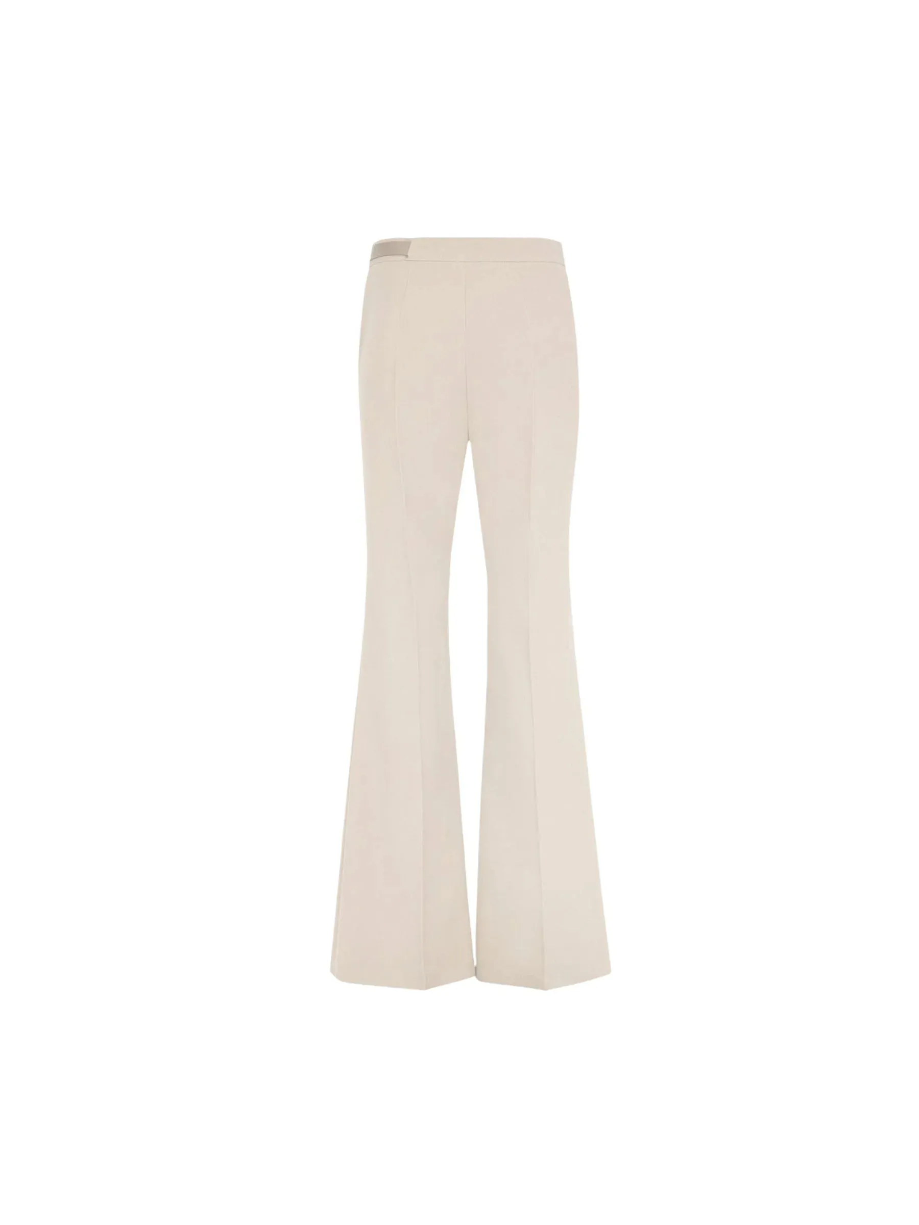 Flared Gabardine Trousers