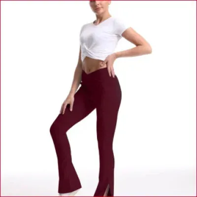 Flared Leg Yoga Pants in Various Colors and Sizes