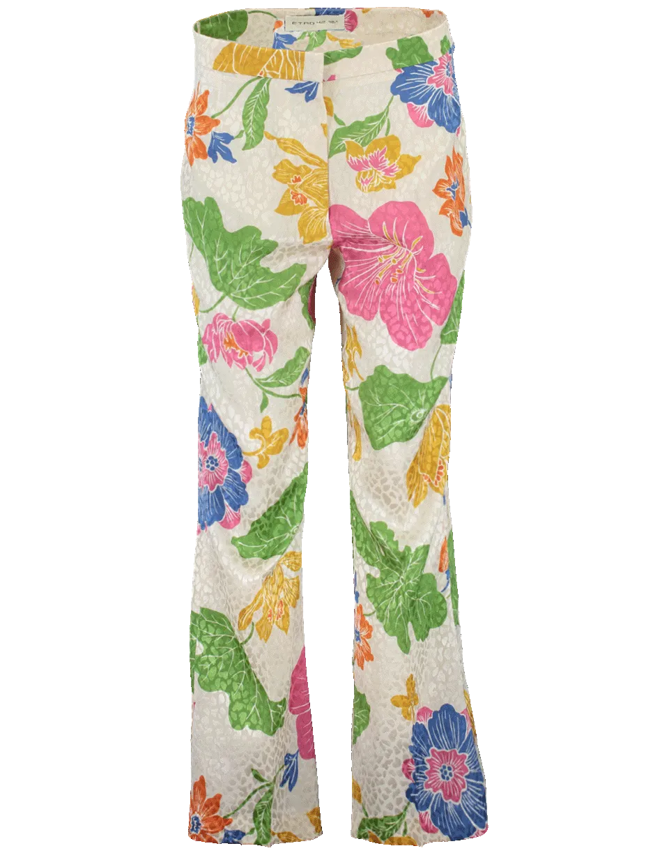 Floral Print Pant