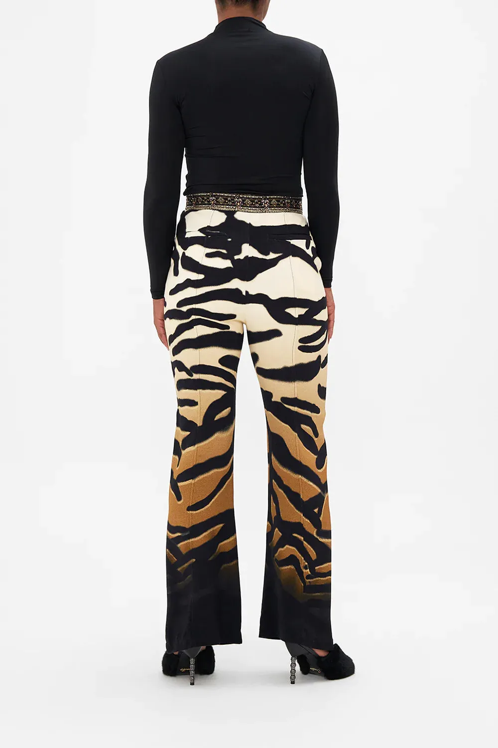 FULL LENGTH FLARED PANT TAME MY TIGER