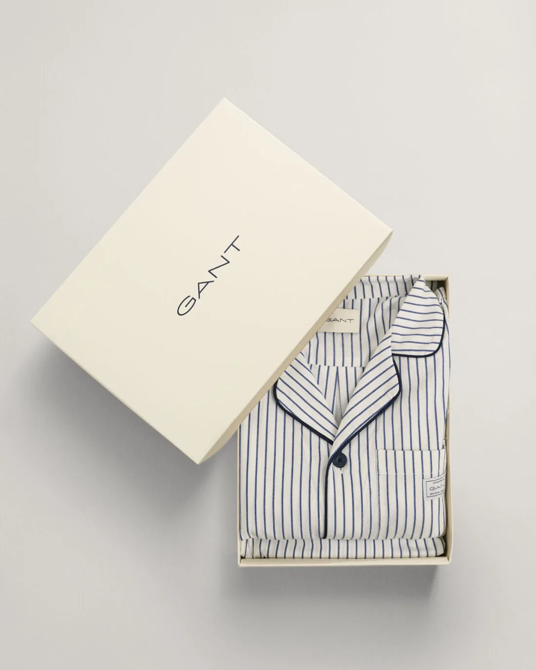 GANT - Striped Pyjama Set, Eggshell