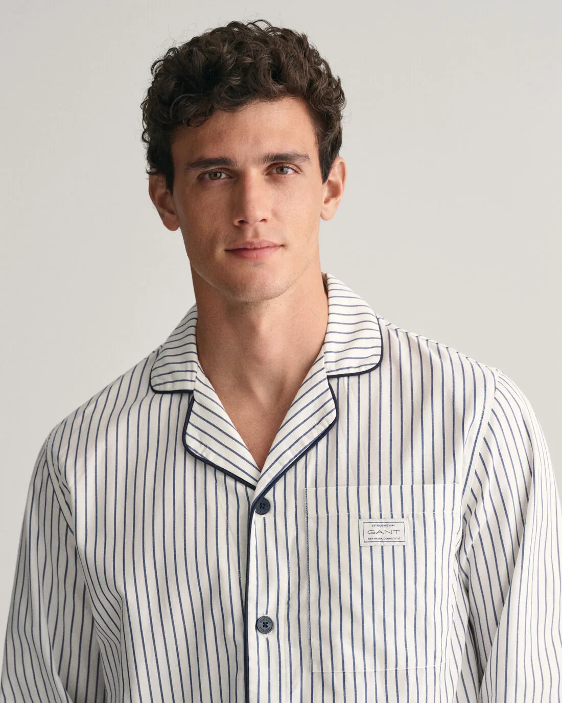 GANT - Striped Pyjama Set, Eggshell